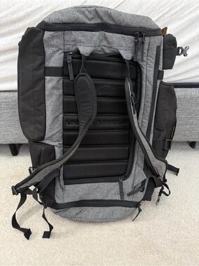 Under Armour ProjectRock Grey and Black Duffel Backpack